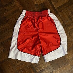 Found locker room Red and White Men's Shorts
